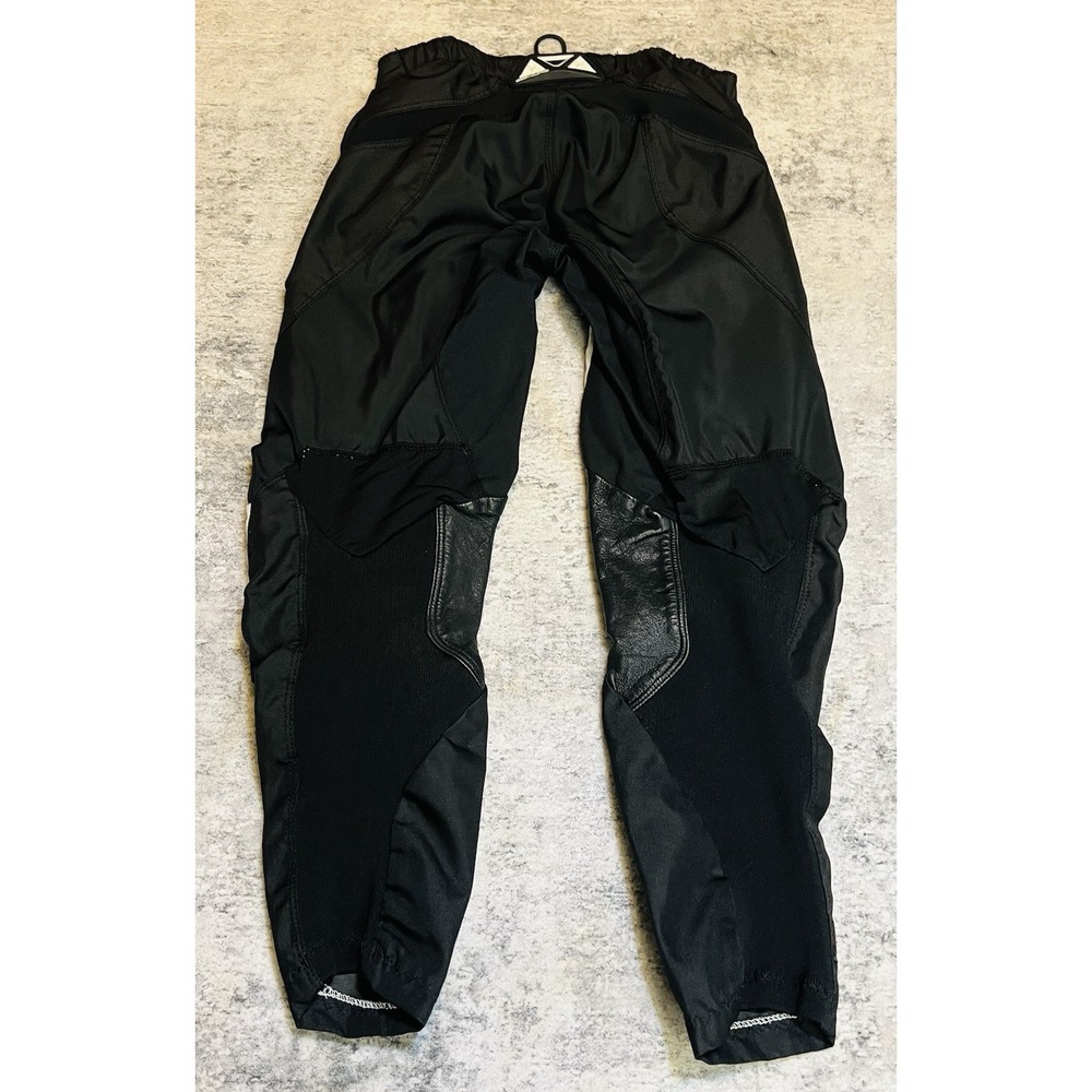 JNC Carbon BMX Pants Boys 12-14 Black White Motorcross Dirtbike Activewear - Picture 2 of 13